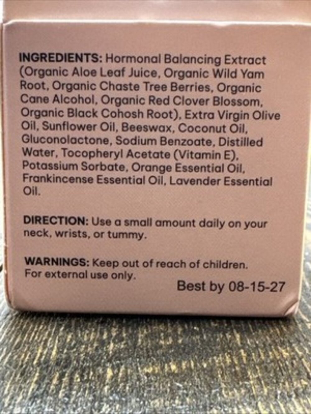 Yella Wild Yam Cream for Women Hormone Balance, PMS & Menopause Support - Picture 9 of 11